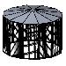 10' Diameter Indoor/Outdoor Cat Cage