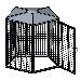 4' Diameter Indoor/Outdoor Cat Cage