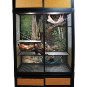 HS1 Pkg - Small Animal Indoor Cage - 60"H x 48"L x 24"D
