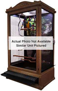 thumbnail image 2 of Cedar Wood Decorative Birdhouse For Small & Medium Birds - Outdoor Bird House 2 of 14