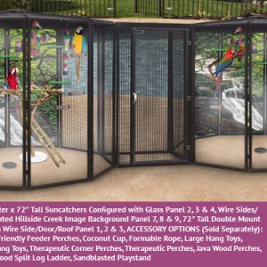 8' Diameter x 72" Tall Large Double Bird Cage 1