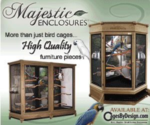 300x250 Majestic Bird Cages Banner