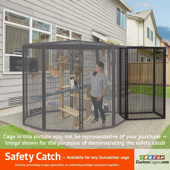 8 ft Diameter Suncatcher for Cats and Small Animals with Optional Safety Catch