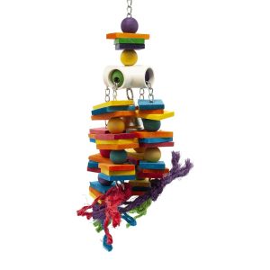 medium hanging bird toy