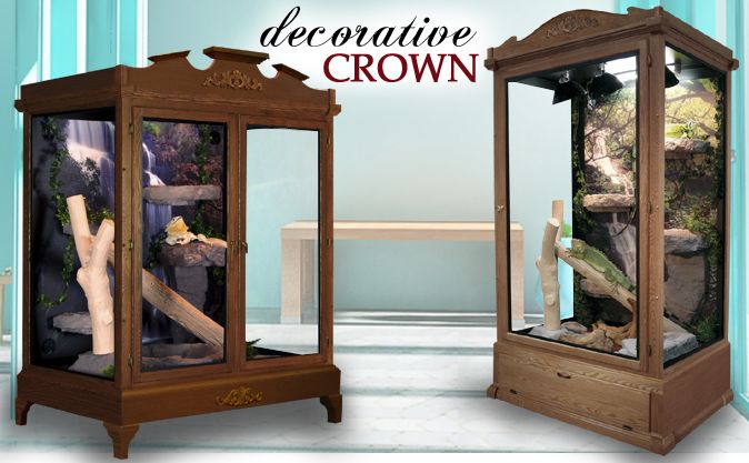 Decorative Reptile Cage Crown Molding