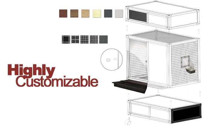 highly customized bird cages