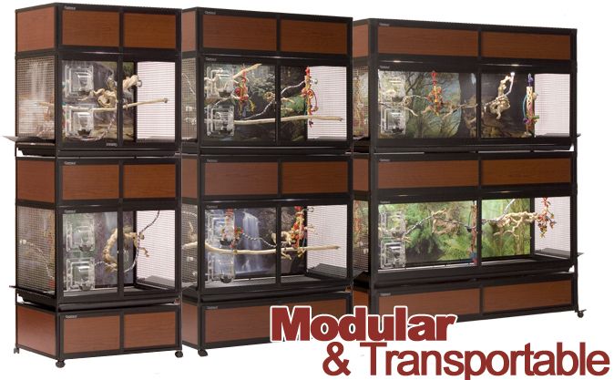 Modular and Transportable bird cages
