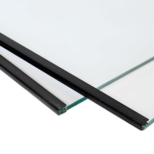 close up view of a vision cage tempered glass door