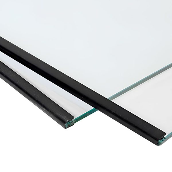 close up view of a vision cage tempered glass door